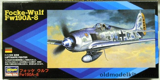 Hasegawa 1/72 Fock-Wulf FW-190 A-8 - 12/JG5 Leutnant Rudi Linz / 5/JG300 Unteroffizer Ernst Schroder, 00006 plastic model kit